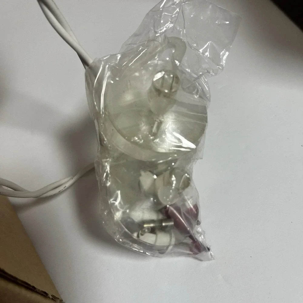 Vintage Holographic String Christmas‎ Candy Cane Lights Large 7